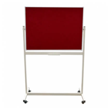 Kumaşlı Pano Tek Taraflı Tekerlekli Ayaklı