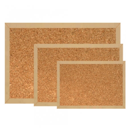 Mantar Pano Naturel MDF Çerçeve