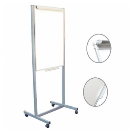 Tekerlekli Ayaklı Emaye Flip Chart